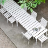 Table Outdoor "Aligned" en aluminium (Plusieurs dimensions et coloris disponibles) - Valerie Objects