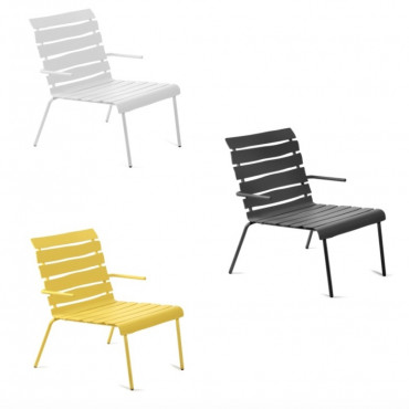 Fauteuil lounge Outdoor "Aligned" en aluminium (Plusieurs coloris disponibles) - Valerie Objects