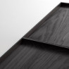 Etagère NOTES en chêne teinté noir (3 dimensions disponibles) - Cruso