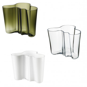 Vase "Alvar Aalto" 160 mm en verre (Plusieurs coloris disponibles) - Iittala
