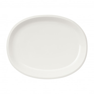 Plat de service ovale "Raami" en porcelaine blanche - Iittala