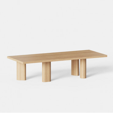 Table basse rectangulaire "Galta Forte" L.145 cm (Plusieurs coloris disponibles) - Kann Design