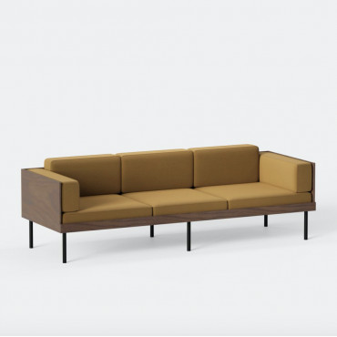 Canapé 3 places "Cut" L.230 cm (Plusieurs coloris disponibles) - Kann Design
