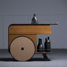 Chariot Bar TRINK en noyer - Kann Design
