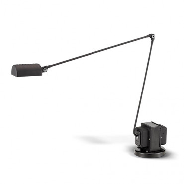 Lampe de table "Daphine" Led intégré 2700K Noir Soft Touch - Lumina