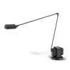 Lampe de table "Daphine" Led intégré 2700K Noir Soft Touch - Lumina