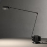 Lampe de table "Daphine" Led intégré 2700K Noir Soft Touch - Lumina