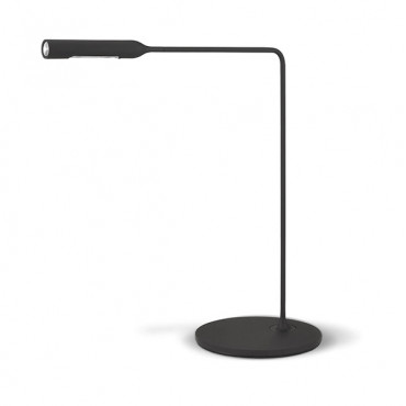 Lampe de table / Bureau "Flo" Led intégré 2700K Noir Soft Touch - Lumina