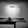 Lampe de table / Bureau "Flo" Led intégré 2700K Noir Soft Touch - Lumina