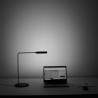 Lampe de table / Bureau "Flo" Led intégré 2700K Noir Soft Touch - Lumina