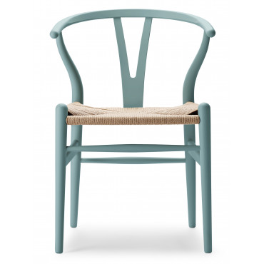 Chaise CH24 "Wishbone chair" IC Color Soft Pewter - Hans Wegner - Carl Hansen