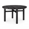 Table basse Outdoor "Quatro" en teck teinté noir (Plusieurs dimensions disponibles) - Ethnicraft