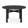 Table basse Outdoor "Quatro" en teck teinté noir (Plusieurs dimensions disponibles) - Ethnicraft