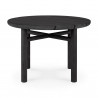 Table basse Outdoor "Quatro" en teck teinté noir (Plusieurs dimensions disponibles) - Ethnicraft