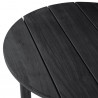 Table basse Outdoor "Quatro" en teck teinté noir (Plusieurs dimensions disponibles) - Ethnicraft