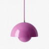 Suspension FlowerPot VP7 Matt Light Grey pendant lamp by Verner Panton