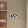 Suspension FlowerPot VP7 Matt Light Grey pendant lamp by Verner Panton