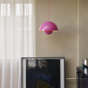 Suspension FlowerPot VP7 Matt Light Grey pendant lamp by Verner Panton