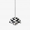 Suspension FlowerPot VP7 Matt Light Grey pendant lamp by Verner Panton