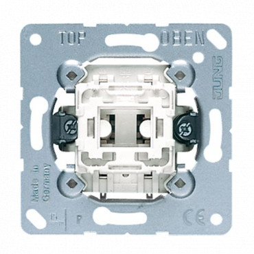 Mécanisme bouton poussoir un contact à fermeture LS 990 / 531U - JUNG