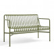 Banc Dining avec dossier Outdoor PALISSADE 128 cm - Hay