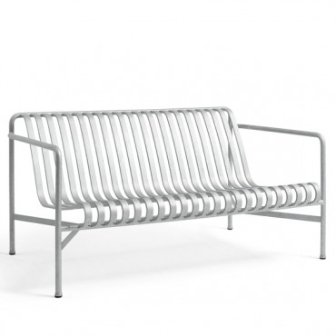 Banc avec dossier L.139 cm Palissade Outdoor (Plusieurs coloris disponibles) - Hay