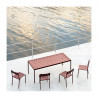Banc Lounge Outdoor avec ou sans accoudoirs "Balcony" (Plusieurs coloris disponibles) - Hay