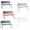 Banc Dining Outdoor avec ou sans accoudoirs "Balcony" (Plusieurs coloris disponibles) - Hay