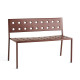 Banc Dining Outdoor avec ou sans accoudoirs BALCONY - Hay