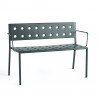 Banc Dining Outdoor avec ou sans accoudoirs "Balcony" (Plusieurs coloris disponibles) - Hay