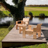 Fauteuil Lounge CRATE Outdoor - Gerrit Rietveld - Hay