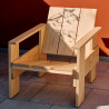 Fauteuil Lounge CRATE Outdoor - Gerrit Rietveld - Hay