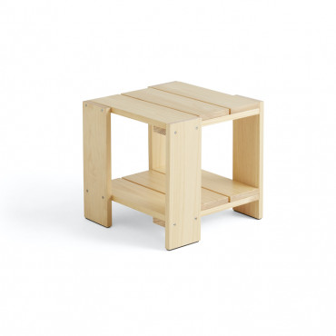 Table d'appoint Outdoor Crate en pin massif - Hay