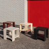 Table d'appoint Outdoor "Crate" en pin massif (Plusieurs coloris disponibles) - Hay