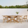 Table outdoor en teck "Mikado" (Plusieurs dimensions disponibles) - Ethnicraft