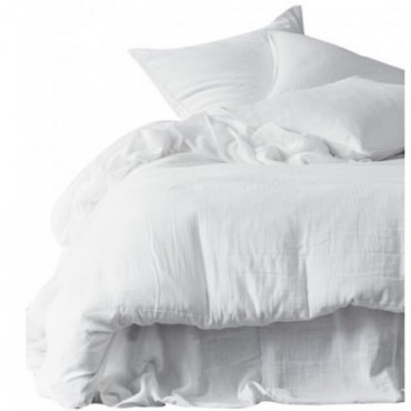 Taie d'oreiller "Dili" en voile de coton Collection Permanente - Haomy
