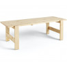 Table en pin outdoor "Weekday" (Plusieurs dimensions et coloris disponibles) - Hay