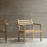 Fauteuil bas outdoor "AH601" en teck - Carl Hansen