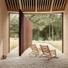 Lounge Chair outdoor "AH603" en teck - Carl Hansen