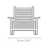 Lounge Chair outdoor "AH603" en teck - Carl Hansen