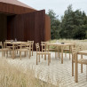 Table outdoor "AH901 / AH902" en teck (Plusieurs dimensions disponibles) - Carl Hansen