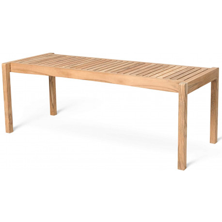 Banc / Table basse outdoor "AH912" en teck - Carl Hansen