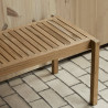 Banc / Table basse outdoor "AH912" en teck - Carl Hansen