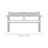 Sofa lounge outdoor "AH701" en teck - Carl Hansen