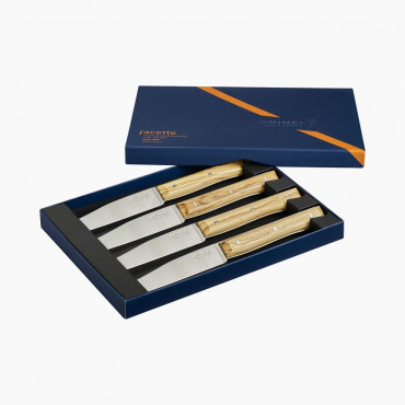 Coffret de 4 couteaux de table "Facette" olivier - Opinel