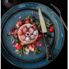 Coffret de 4 couteaux de table "Facette" en frêne sombre - Opinel