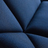 Canapé / Banquette 2 places Atlas tissu Kvadrat Sprinkles 794 Bleu Marine - Kann Design