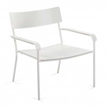 Fauteuil Lounge Outdoor August en aluminium - Vincent Van Duysen - Serax