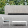 Fauteuil Lounge Outdoor August en aluminium - Vincent Van Duysen - Serax