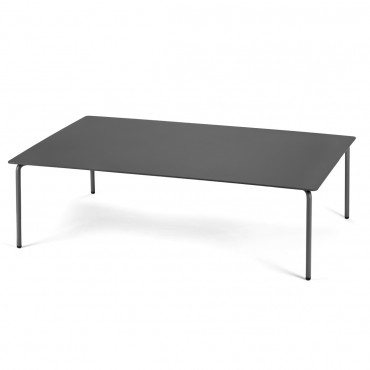 Table basse Outdoor August L.120 cm en aluminium - Vincent Van Duysen - Serax